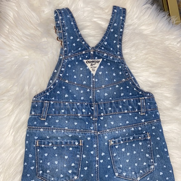 Oshkosh Overall Pants With Hearts ♥️ 24 months - Picture 8 of 15